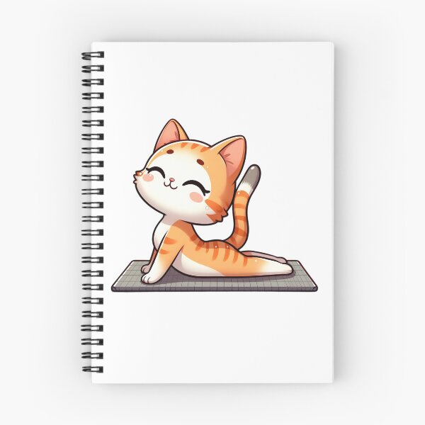 Aperçu de l'œuvre Chat mignon de yoga Chibi créée et vendue par Delamoon.