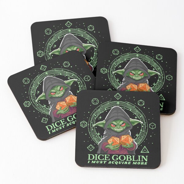 Item preview, Dice Goblin Must Acquire More - Green designed and sold by Geobat.