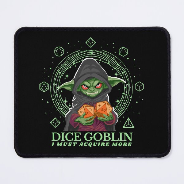 Item preview, Dice Goblin Must Acquire More - Green designed and sold by Geobat.