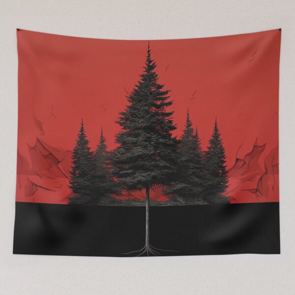 Item preview,  Cedar | Red minimalism designed and sold by ComicsFactory.