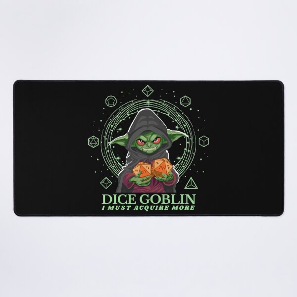 Item preview, Dice Goblin Must Acquire More - Green designed and sold by Geobat.