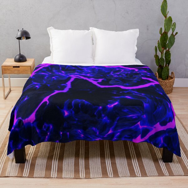 Item preview, Sparkling Blue And Purple Lava On Flames designed and sold by SassyArtistry.