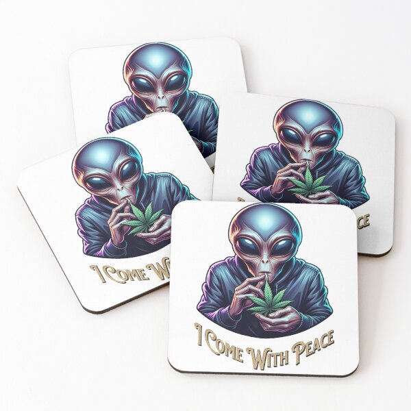 Item preview, I Come With Peace Alien Smoker designed and sold by JoeZigns81.