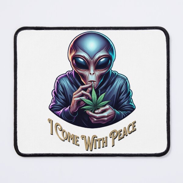 Item preview, I Come With Peace Alien Smoker designed and sold by JoeZigns81.