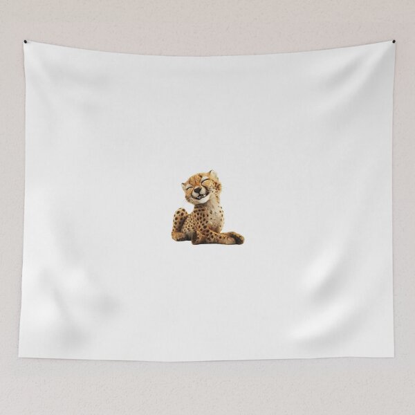 Item preview, Joyful Cheetah in a Blissful Laugh designed and sold by prehistoricco.