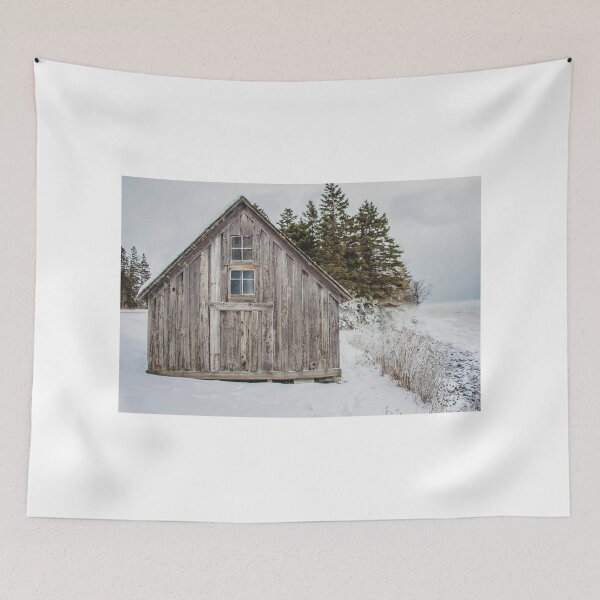 Artikelvorschau, Fisherman's Shack on Lake Superior's Icy Shore, MN 1 entworfen und verkauft von Arielle S.