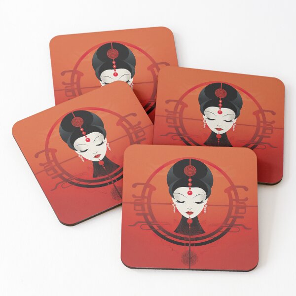 Item preview, Chang e | Red minimalism designed and sold by ComicsFactory.