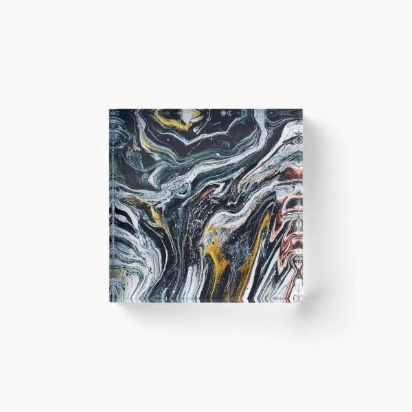 Item preview, Silver and Gold Pour designed and sold by zibziby.
