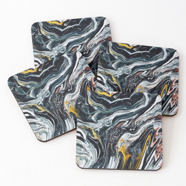 Item preview, Silver and Gold Pour designed and sold by zibziby.