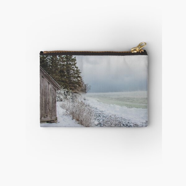 Item preview, Fisherman's Shack on Lake Superior's Icy Shore, MN 2 designed and sold by Arielle S.
