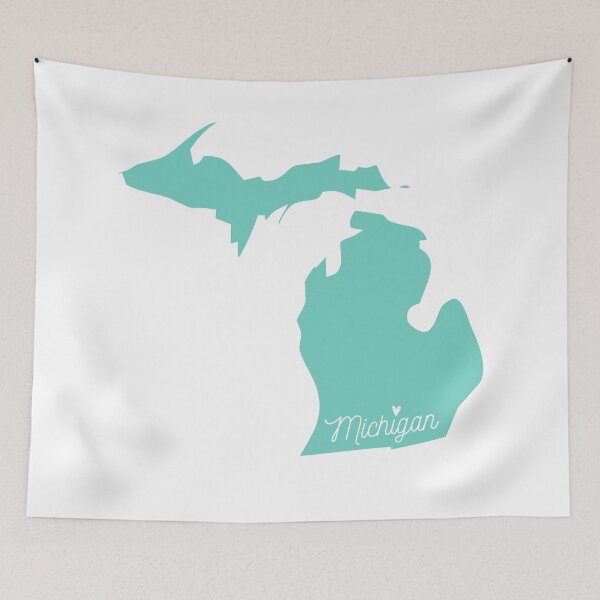 Item preview, Michigan with Heart designed and sold by taffy-lemonade.