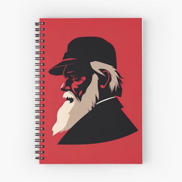 Item preview, Charles Darwin | Red minimalism designed and sold by ComicsFactory.