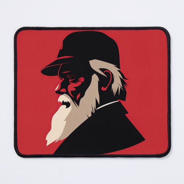 Item preview, Charles Darwin | Red minimalism designed and sold by ComicsFactory.