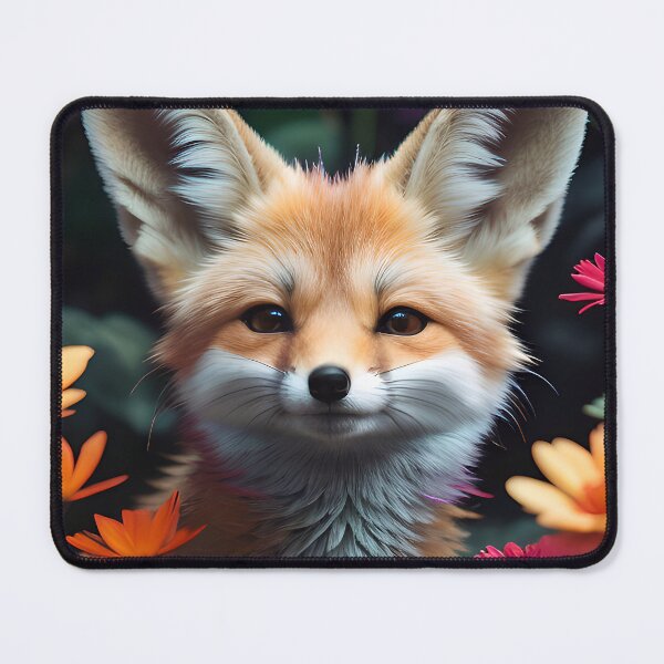 Item preview, Cute Flower Fennec Fox designed and sold by TheArtOfPat.