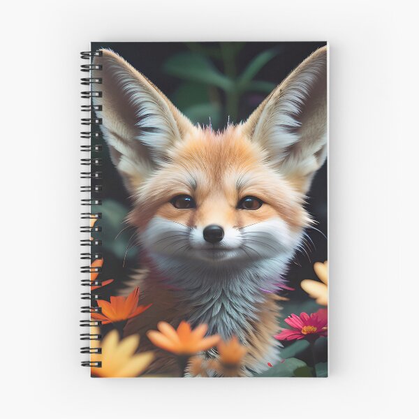 Item preview, Cute Flower Fennec Fox designed and sold by TheArtOfPat.