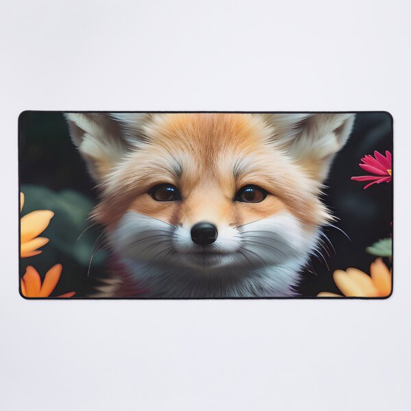 Item preview, Cute Flower Fennec Fox designed and sold by TheArtOfPat.