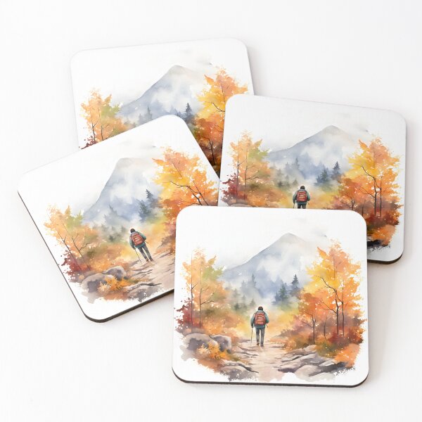 Item preview, Autumn Hiking in the Misty Mountains designed and sold by Shirtastically.