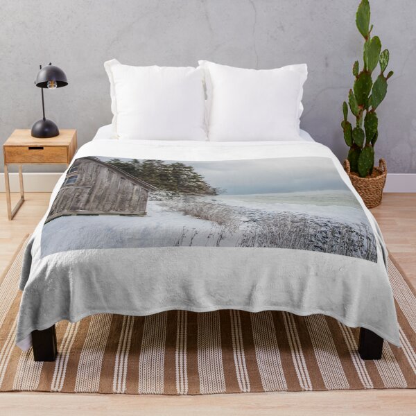 Item preview, Fisherman's Shack on Lake Superior's Icy Shore, MN 4 designed and sold by Arielle S.