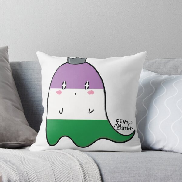 Item preview, Genderqueer Ghostie designed and sold by funlittlewonders.