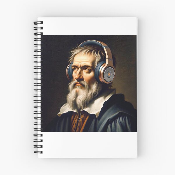 Item preview, Galileo with Headphones designed and sold by Lane L. Mälkin Design.