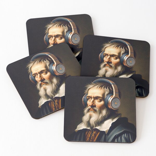 Item preview, Galileo with Headphones designed and sold by Lane L. Mälkin Design.