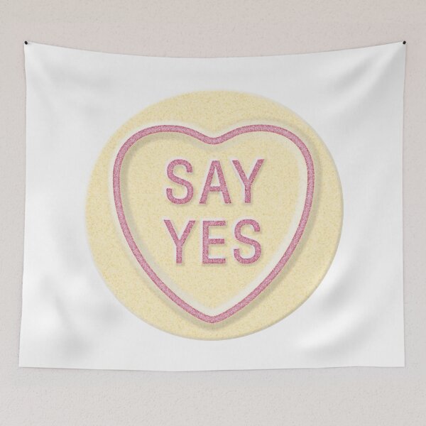 Item preview, NDVH Love Heart SAY YES designed and sold by Nik’s T-Shirts.