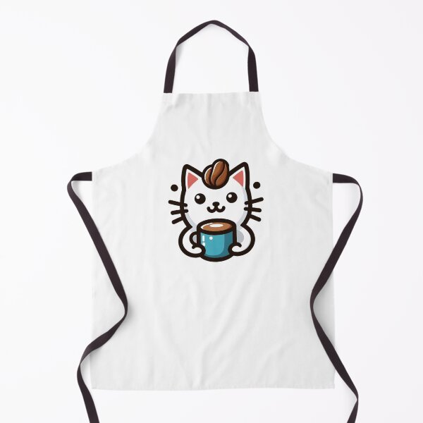 Artikelvorschau, Süße Katze trinkt eine Tasse Kaffee mit Milch entworfen und verkauft von Creative-zone06.