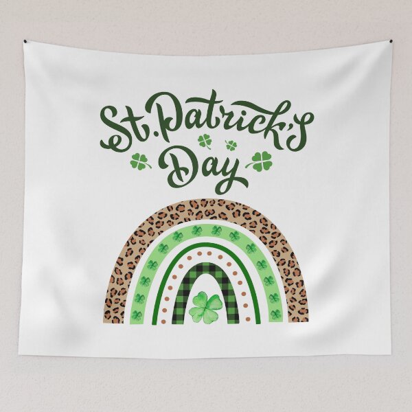 Item preview, St. Patrick's Day Rainbow Shamrock Celebration designed and sold by Weknes.