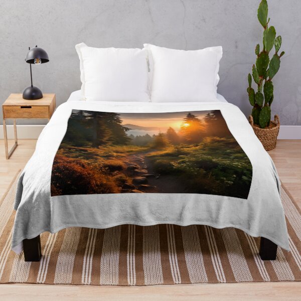 Item preview, Hiking Solitude in a Foggy Forest designed and sold by Shirtastically.