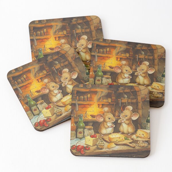 Item preview, Cheesy Mice Fiesta designed and sold by cute-animals99.