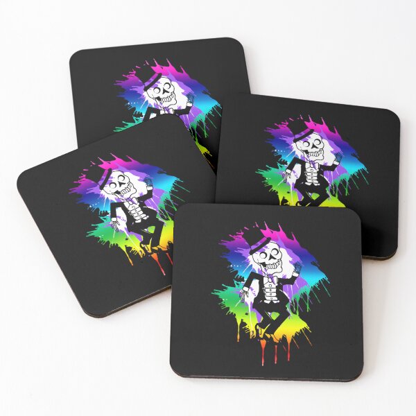 Item preview, Fun Rainbow Skeleton Dancing with Top Hat designed and sold by Greenbaby.