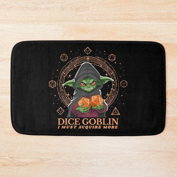 Item preview, Dice Goblin Must Acquire More - Orange designed and sold by Geobat.