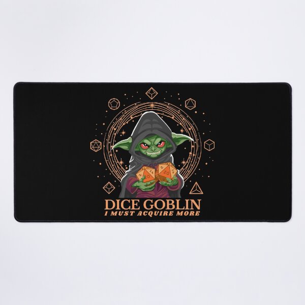 Item preview, Dice Goblin Must Acquire More - Orange designed and sold by Geobat.