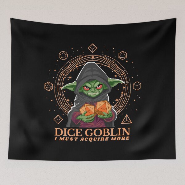 Item preview, Dice Goblin Must Acquire More - Orange designed and sold by Geobat.