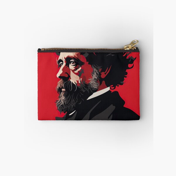 Item preview, Charles Dickens | Red minimalism designed and sold by ComicsFactory.