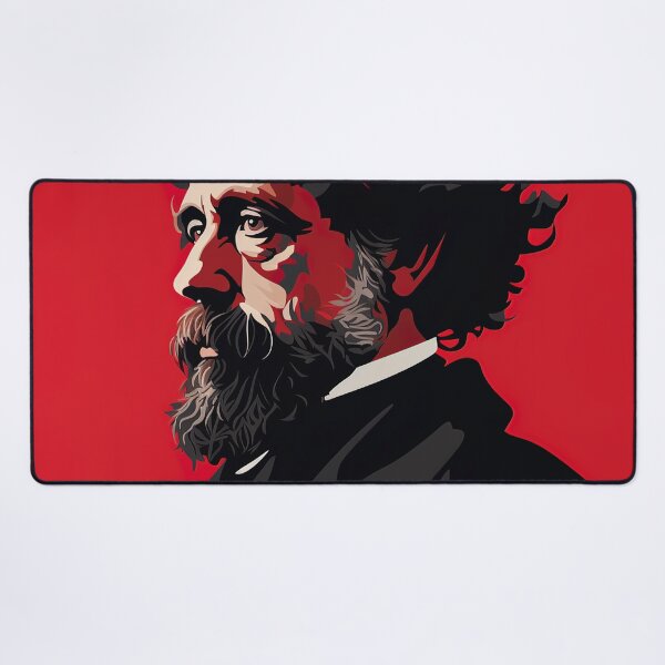 Item preview, Charles Dickens | Red minimalism designed and sold by ComicsFactory.