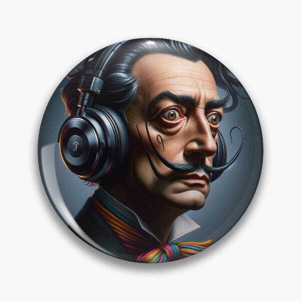 Item preview, Dali with Headphones designed and sold by Lane L. Mälkin Design.