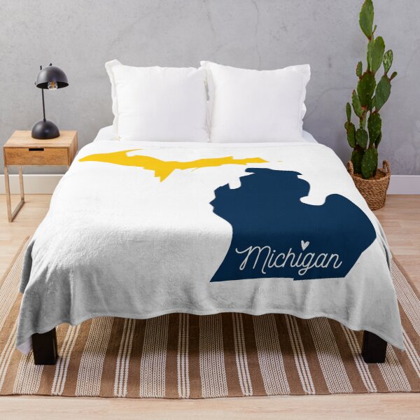 Item preview, Michigan with heart - Maize and blue designed and sold by taffy-lemonade.
