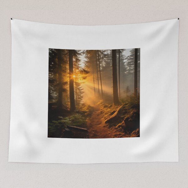 Item preview, Solitude in a Foggy Forest designed and sold by Shirtastically.
