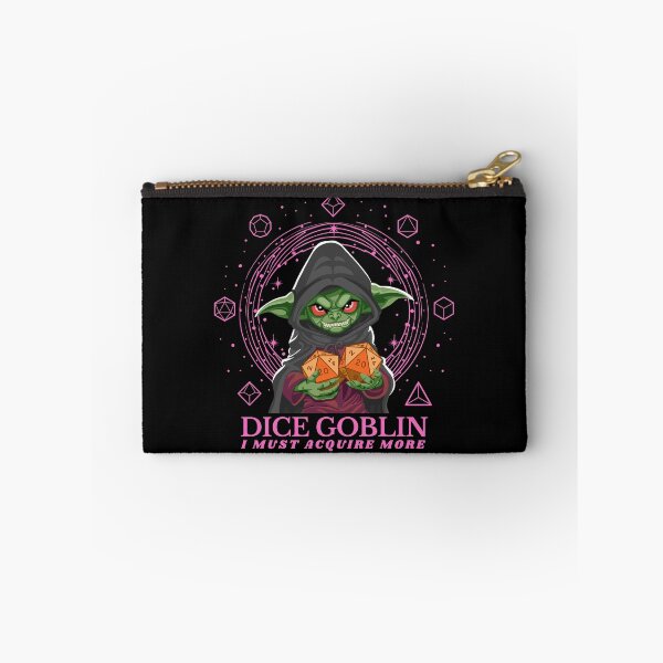 Item preview, Dice Goblin Must Acquire More - Pink designed and sold by Geobat.