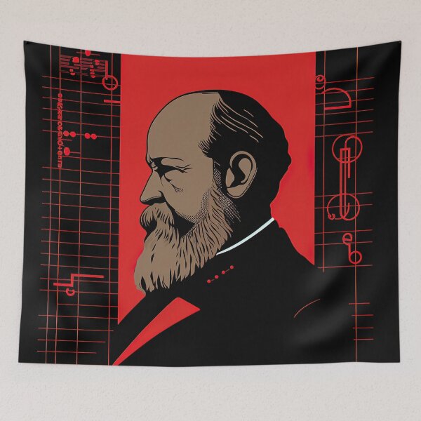 Item preview, Charles Gounod | Red minimalism designed and sold by ComicsFactory.