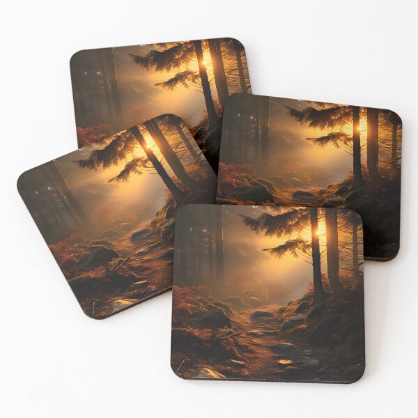 Item preview, Hiking Solitude in a Foggy Forest designed and sold by Shirtastically.