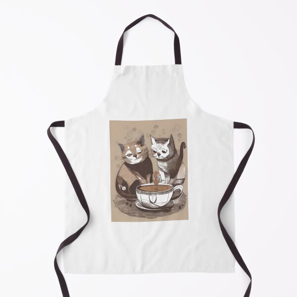 Item preview, Cats Admiring Coffee designed and sold by JulieBlaise.