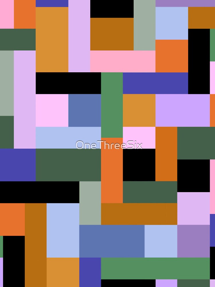 Thumbnail 4 of 4, iPhone Case, Geometric Pattern in Multi Colour designed and sold by OneThreeSix.