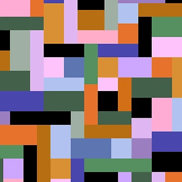 Artwork thumbnail, Geometric Pattern in Multi Colour  by OneThreeSix