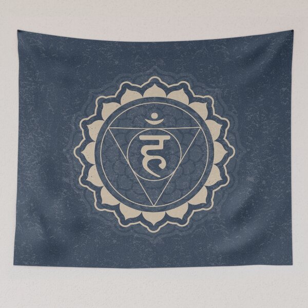 Item preview, Throat Chakra Mandala - Dusk + Dove designed and sold by Irene Estelle.