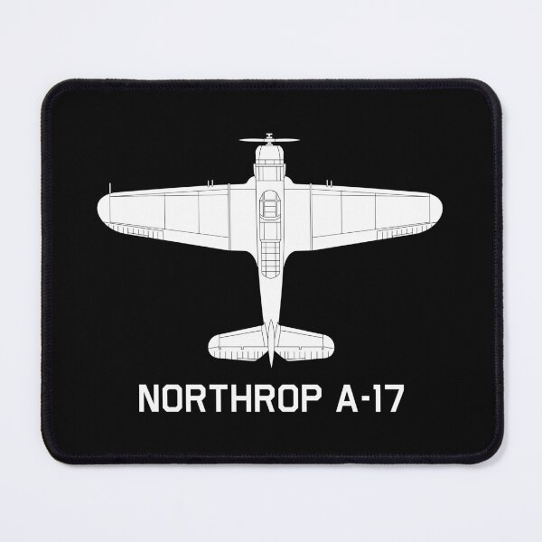 Item preview, Northrop A-17 American WW2 Attack Bomber Plane Silhouette designed and sold by MilitaryMart.