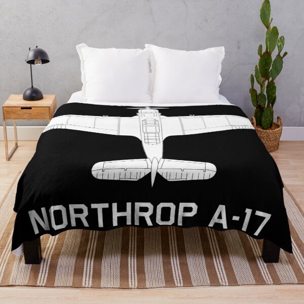 Item preview, Northrop A-17 American WW2 Attack Bomber Plane Silhouette designed and sold by MilitaryMart.