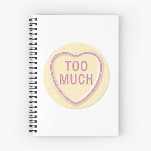 Item preview, NDVH Love Heart TOO MUCH designed and sold by Nik’s T-Shirts.