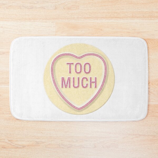 Item preview, NDVH Love Heart TOO MUCH designed and sold by Nik’s T-Shirts.